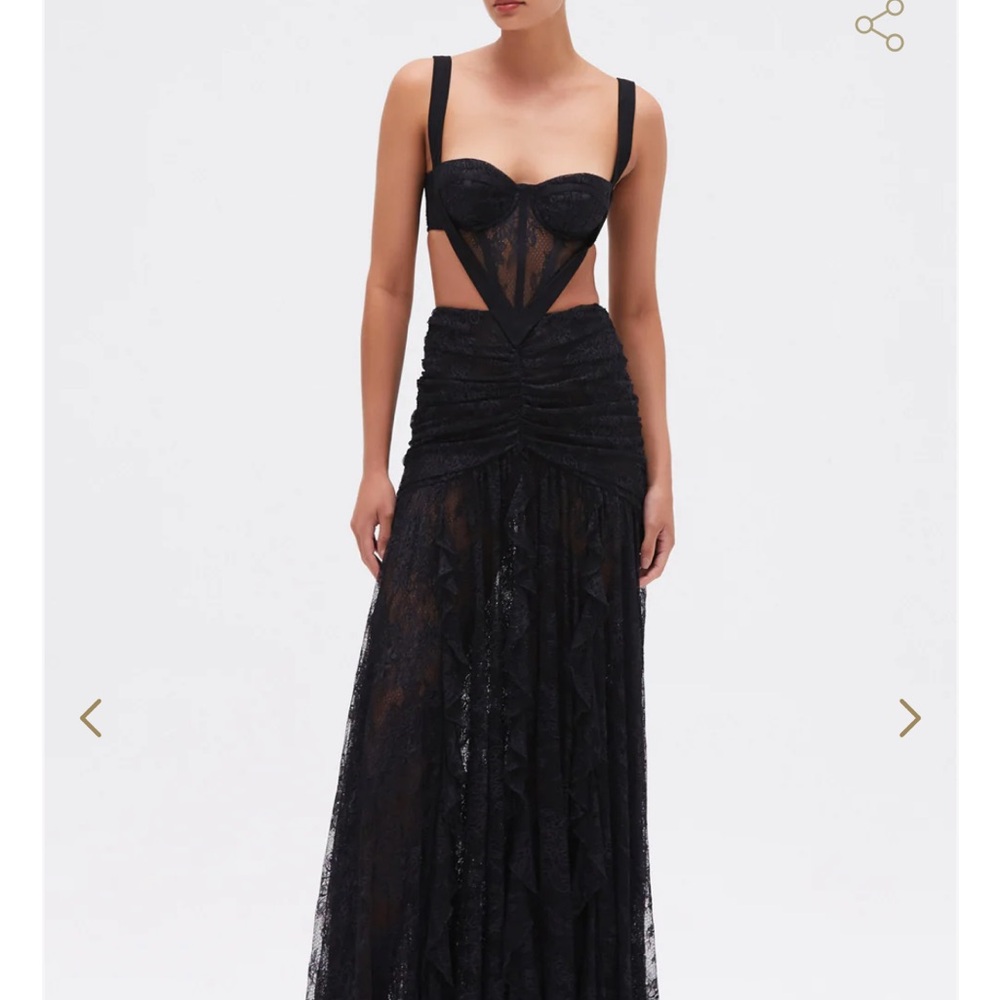 Laila Lace Cut Out Gown in Black PatBO


SOLD OUT in size 6!